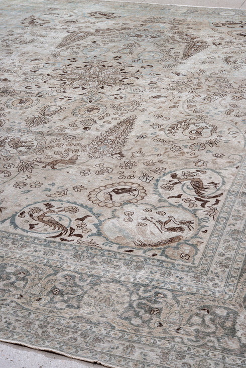 Vintage Tabriz Area Rug (11' x 14')